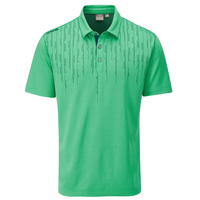 PING Carbon Polo Shirt,  Male,  Grasshopper Green,  Large