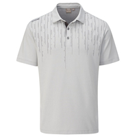 PING Carbon Polo Shirt,  Male,  Silver,  Medium