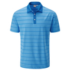 PING Eugene Polo Shirt,  Male,  Snorkel Blue Multi,  Small