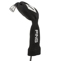PING Knit Driver Head Cover,  Male,  Driver,  Black