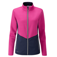 PING Ladies Florrie Midlayer,  Female,  Fuchsia/Oxford Blue,  14