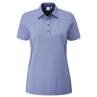 PING Ladies Juniper Polo Shirt,  Female,  Bleached Denim,  16