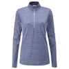 PING Ladies Skye Midlayer,  Female,  16,  Bleached denim marl/white