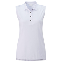 PING Ladies Solene Polo Shirt,  Female,  White,  16