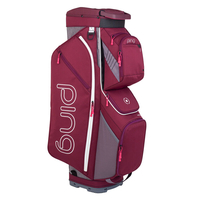 PING Ladies Traverse Cart Bag 2019,  Female,  Garnet/heathered grey