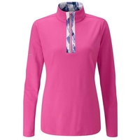 PING Misty Ladies Polo,  Female,  Fuchsia Multi,  10