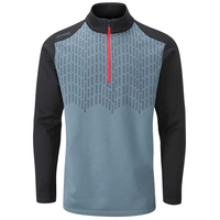 PING Nordic Midlayer,  Male,  Greystone/Black,  Medium