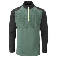 PING Nordic Midlayer,  Male,  Mallard Green/Black,  Small