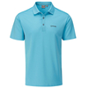 PING Radial Polo Shirt,  Male,  Blue Water,  Small