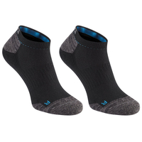 PING Sensorcool No Show 2 Pack Socks,  Male,  One size,  Black/black