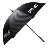 PING Single Canopy 62" Umbrella,  Male,  Black/grey