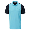 PING Vista Polo Shirt,  Male,  Blue Water/Navy,  Medium
