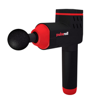 Pulseroll 4 Speed Massage Gun,  Male,  Black/red