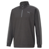 PUMA Golf CLOUDSPUN T7 1/4 Zip Midlayer,  Male,  Small,  Black/quiet shade
