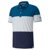 PUMA GOLF Cloudspun Taylor Polo Shirt,  Male,  Digi-Blue,  Medium