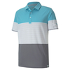 PUMA GOLF Cloudspun Taylor Polo Shirt,  Male,  Milky Blue,  Medium