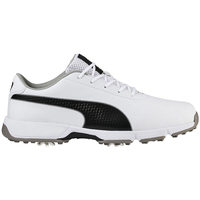 PUMA Golf Drive Cleated Classic Shoes,  Male,  White/Black,  7