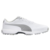 PUMA Golf Drive Fusion Tech Shoes,  Male,  White/Black,  10,  Regular