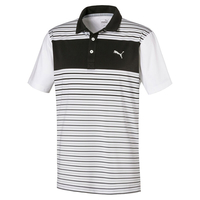 PUMA Golf Floodlight Polo Shirt,  Male,  Black,  Small