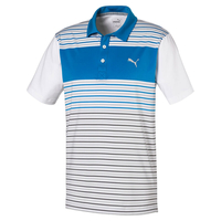 PUMA Golf Floodlight Polo Shirt,  Male,  Ibiza Blue,  Small