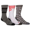 PUMA Golf Fusion 3 Pack Crew Socks,  Male,  8-11,  Multi
