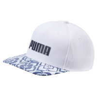 PUMA Golf Go Time Flex Snapback Cap,  Male,  One size,  White/peacoat