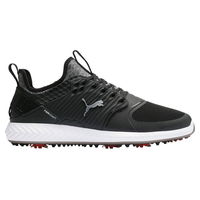 PUMA Golf IGNITE PWRADAPT Cage Shoes,  Male,  Black/Silver/Black,  7,  Regular