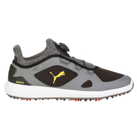 PUMA Golf IGNITE PWRADAPT DISC Shoes,  Male,  Black/Ferrari Yellow,  8