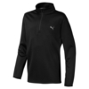 PUMA Golf Junior 1/4 Zip Windshirt,  Unisex,  Black,  7-8 Years