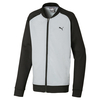 PUMA Golf Junior Full-Zip Jacket,  Unisex,  Quarry,  11-12 Years
