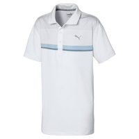 PUMA Golf Junior Road Map Polo Shirt,  Unisex,  7-8 years,  Mist green