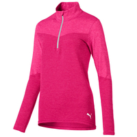 PUMA Golf Ladies EVOKNIT Jacket,  Female,  Fuschia Purple,  Large