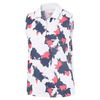 PUMA Golf Ladies Floral Sleeveless Polo Shirt,  Female,  Xs,  Dark denim