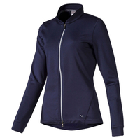 PUMA Golf Ladies Full-Zip Knit Jacket,  Female,  Small,  Pea