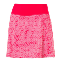 PUMA Golf Ladies PWRSHAPE Polkdot Skort,  Female,  14,  Bright plasma