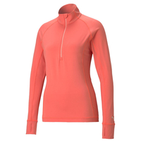PUMA Golf Ladies Rotation Jacket,  Female,  Large,  Georgia peach