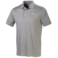 PUMA Golf Performance Heather Polo Shirt,  Male,  Xxl,  Quiet shade heather