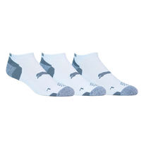 PUMA Golf Pounce Low Cut 3 Pack Socks,  Male,  6-11,  White