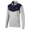 PUMA Golf Preston 1/4 Zip Windtop,  Male,  Small,  Quarry