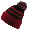 PUMA Golf PWRWARM Pom Beanie,  Male,  One size,  Pomegranate/black