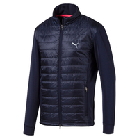 PUMA Golf Quilted Primaloft Jacket,  Male,  Medium,  Pea