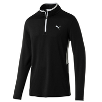 PUMA Golf Rotation 1/4 Zip Jacket,  Male,  Black,  Large