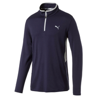 PUMA Golf Rotation 1/4 Zip Jacket,  Male,  Small,  Peacoat
