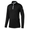 PUMA Golf Rotation 1/4 Zip Midlayer,  Male,  Large,  Black