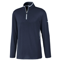 PUMA Golf Rotation 1/4 Zip Midlayer,  Male,  Medium,  Navy blazer