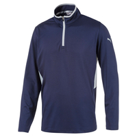 PUMA Golf Rotation 1/4 Zip Midlayer,  Male,  Small,  Peacoat