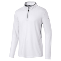PUMA Golf Rotation 1/4 Zip Midlayer,  Male,  White,  Medium