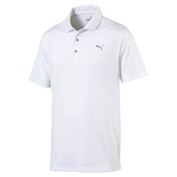 PUMA Golf Rotation Polo Shirt,  Male,  Medium,  Bright white