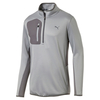 PUMA Golf Tech 1/4 Zip Jacket,  Male,  Small,  Quarry