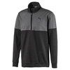 PUMA Golf Warm Up Midlayer,  Male,  Black/Quiet Shade,  Small